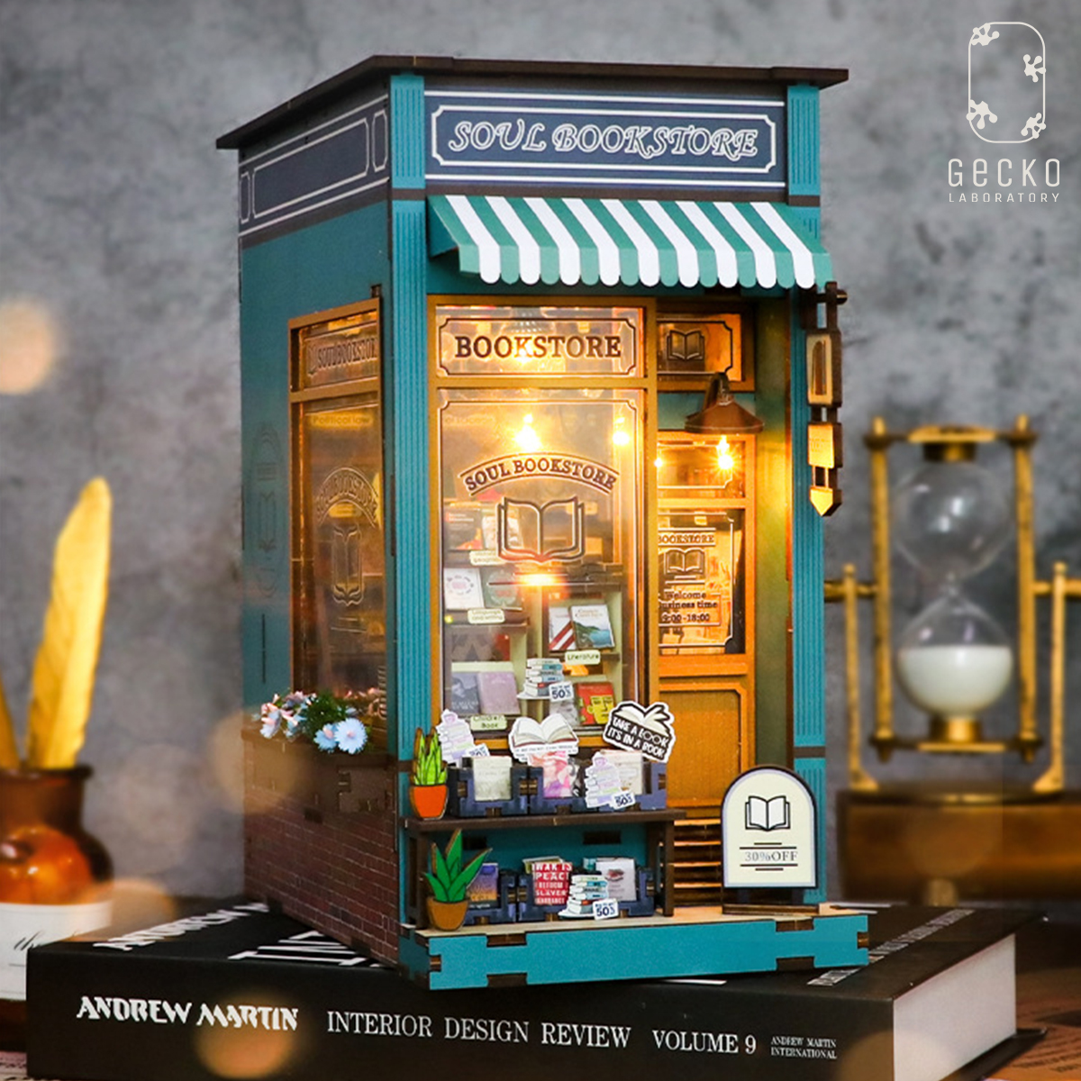 Mô hình lắp ghép Tiệm sách nhỏ