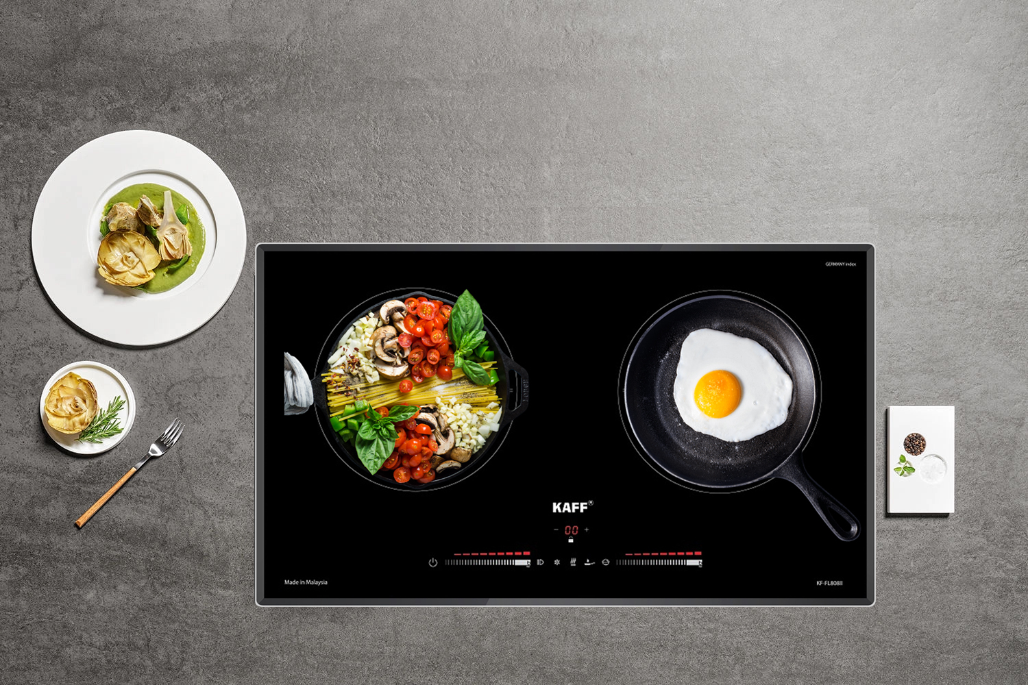 Bếp từ Kaff KF-FL808II - Mặt kính Crystal