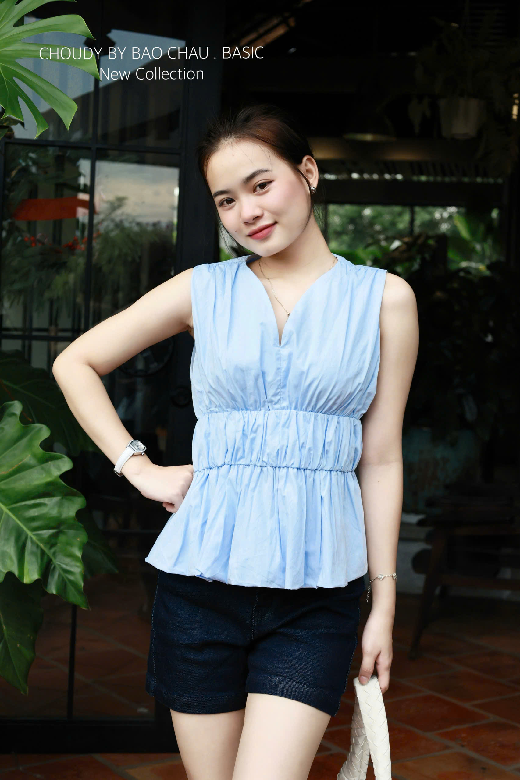 U721 ÁO KIỂU 2 MÀU