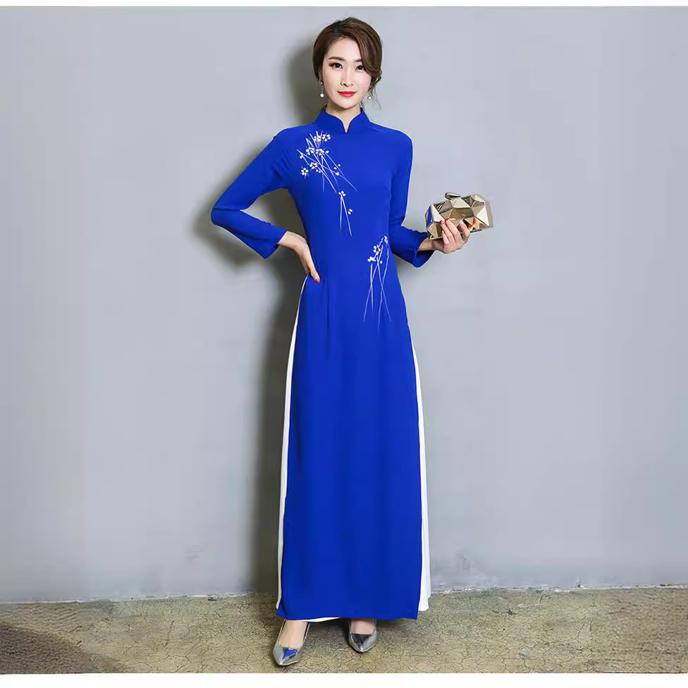 [MS000035] ✨ Áo dài vintage hoa văn cao cấp cho nàng phong cách_thumbnail_4