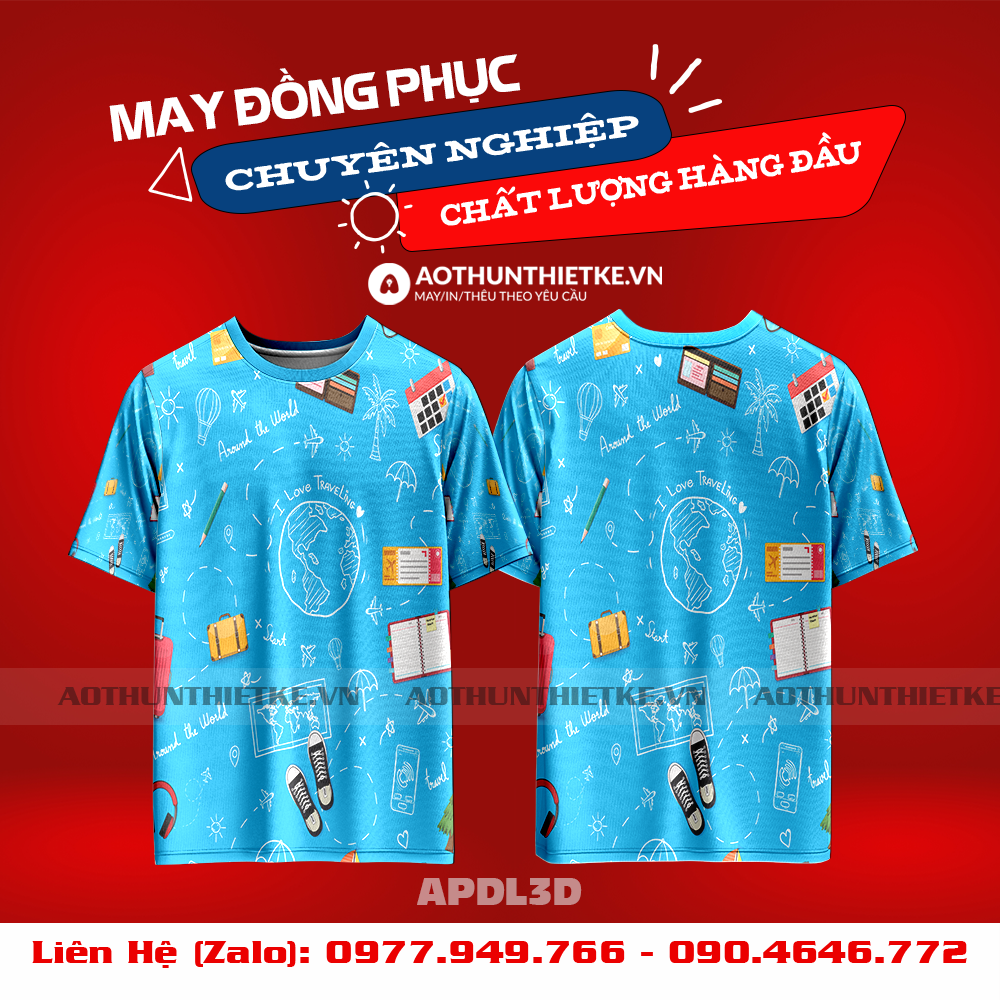 Áo Phông Du Lịch 3D-TK70
