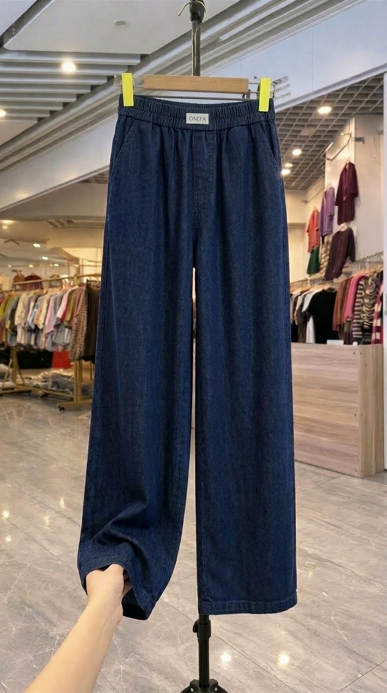 QJF026-Jeans Giấy Suông Cạp Chun_thumbnail_2