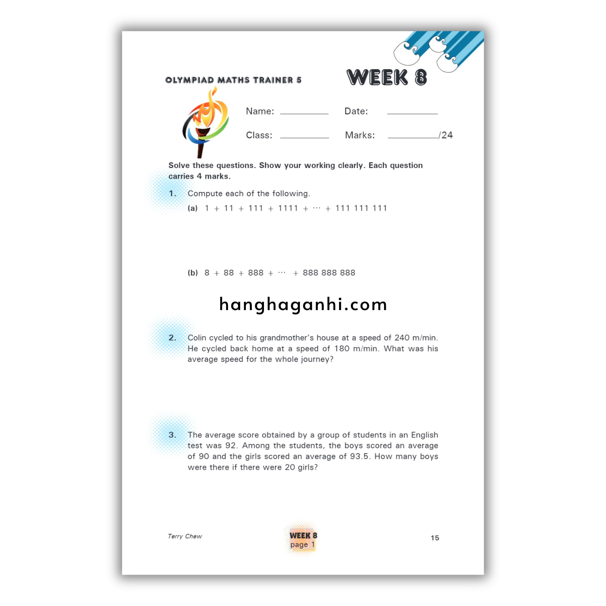 Olympiad Maths Trainer level 5- Sách Toán Tiếng Anh Singapore cho bé lớp 5_thumbnail_6