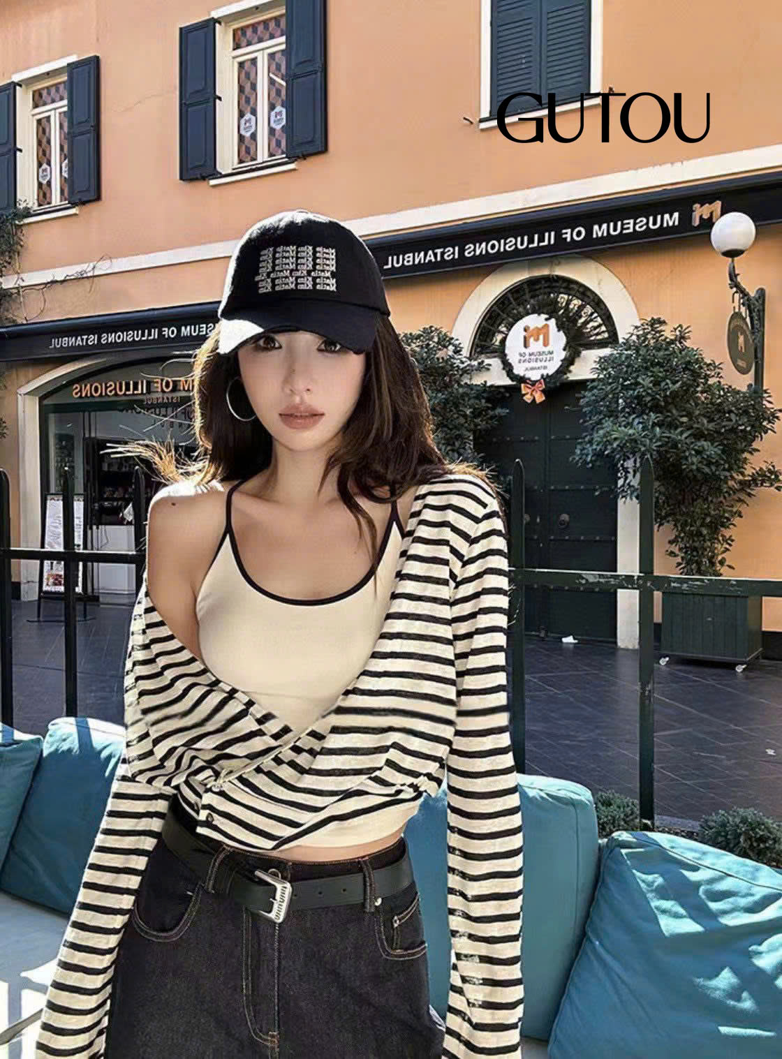 [ GUTOU ] Áo Dài Tay Kẻ Sọc Amelie_thumbnail_9