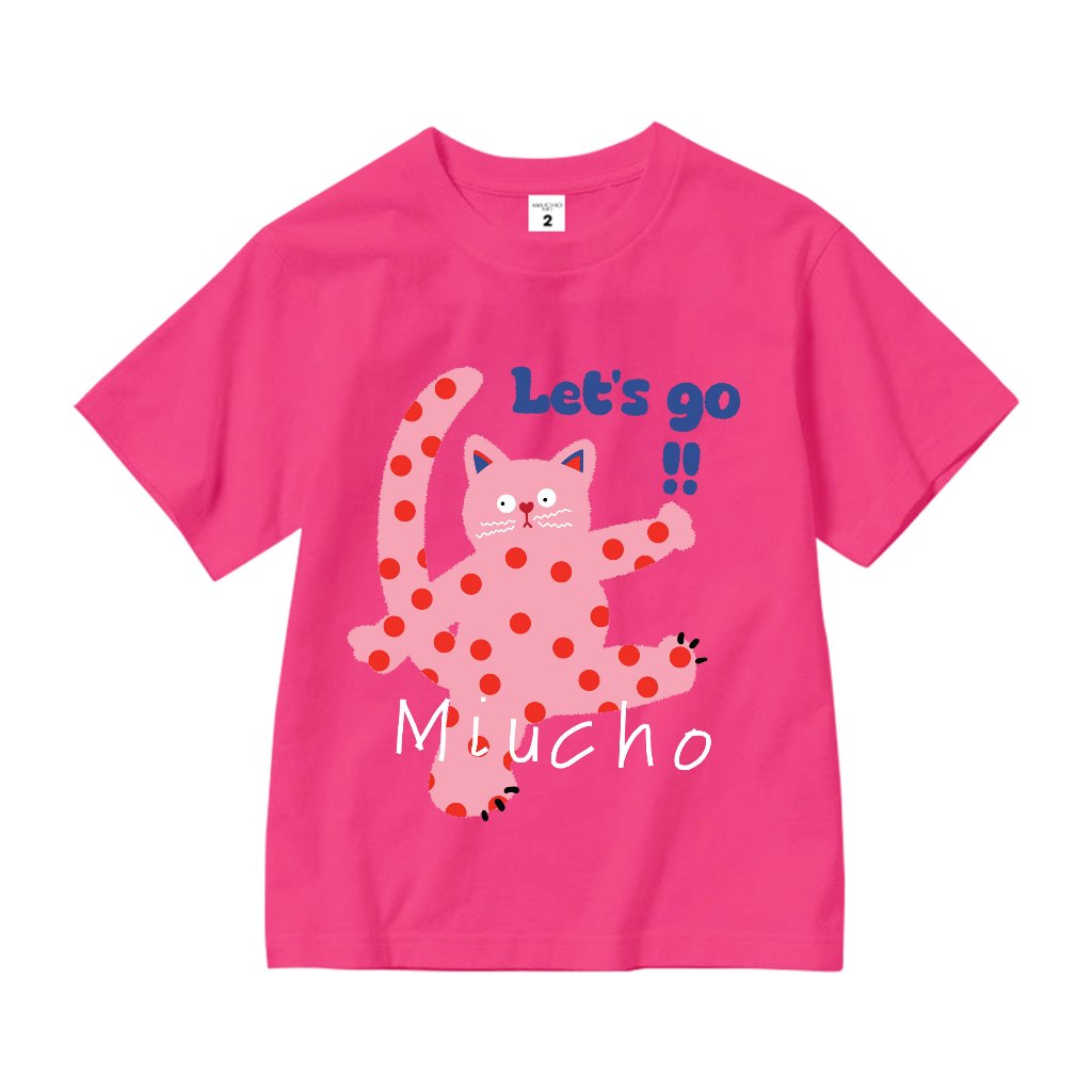 Áo thun cho bé gái hoạt hình form rộng AED1178 Miucho Kid tay ngắn cổ tròn in graphic_thumbnail_11