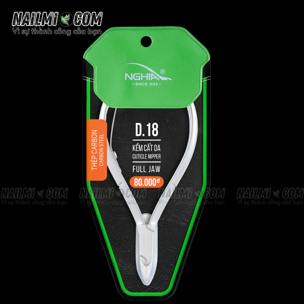 Kềm cắt da Kềm Nghĩa thép chuyên dụng D.18 Thép carbon, an toàn cho người dùng
