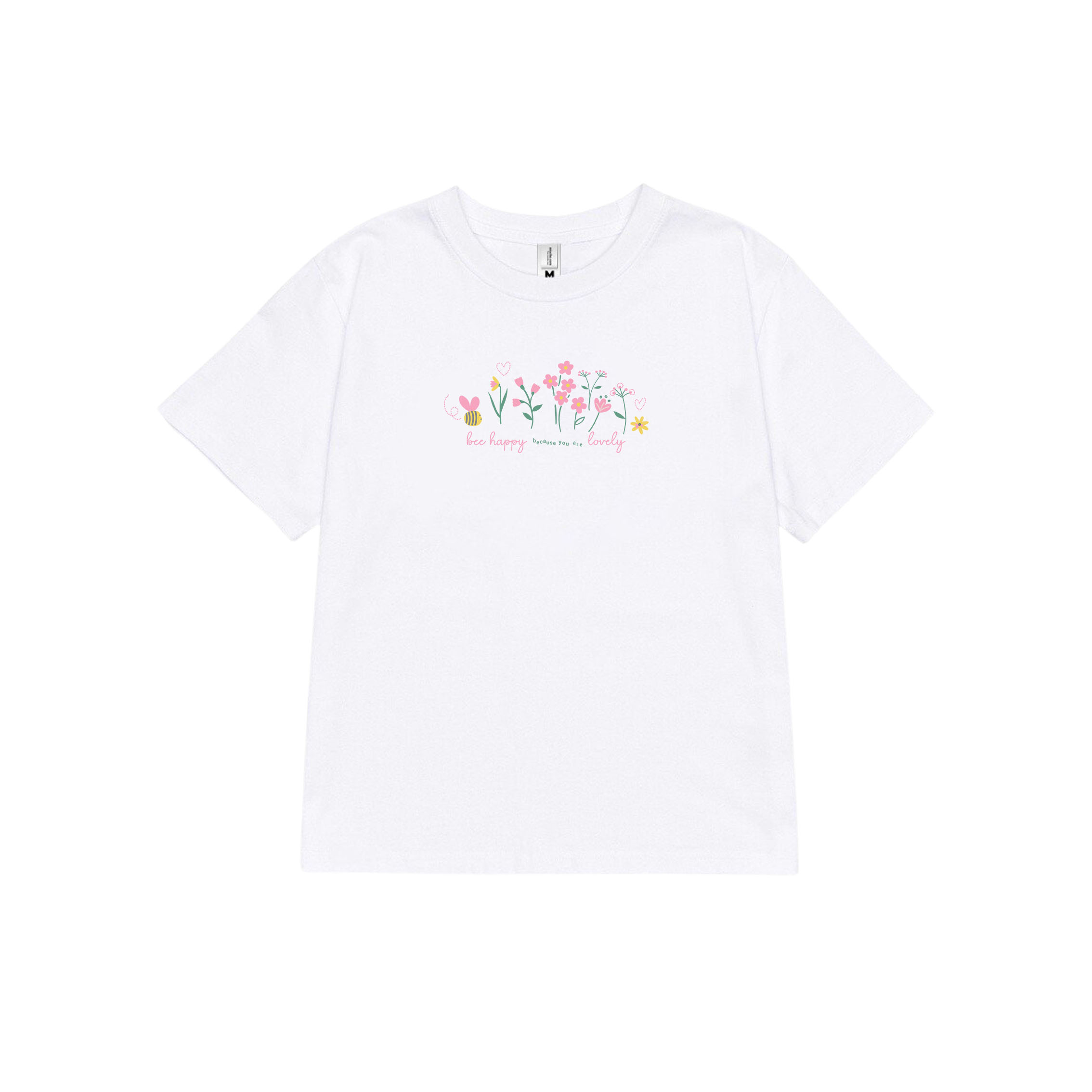 Áo baby tee ABD351 Miucho cotton cổ tròn in graphic