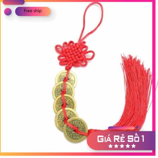 Dây đồng xu Ngũ Đế, Lục Đế, Bát Bạch, Cửu Kỳ tài lộc phong thuỷ_thumbnail_3