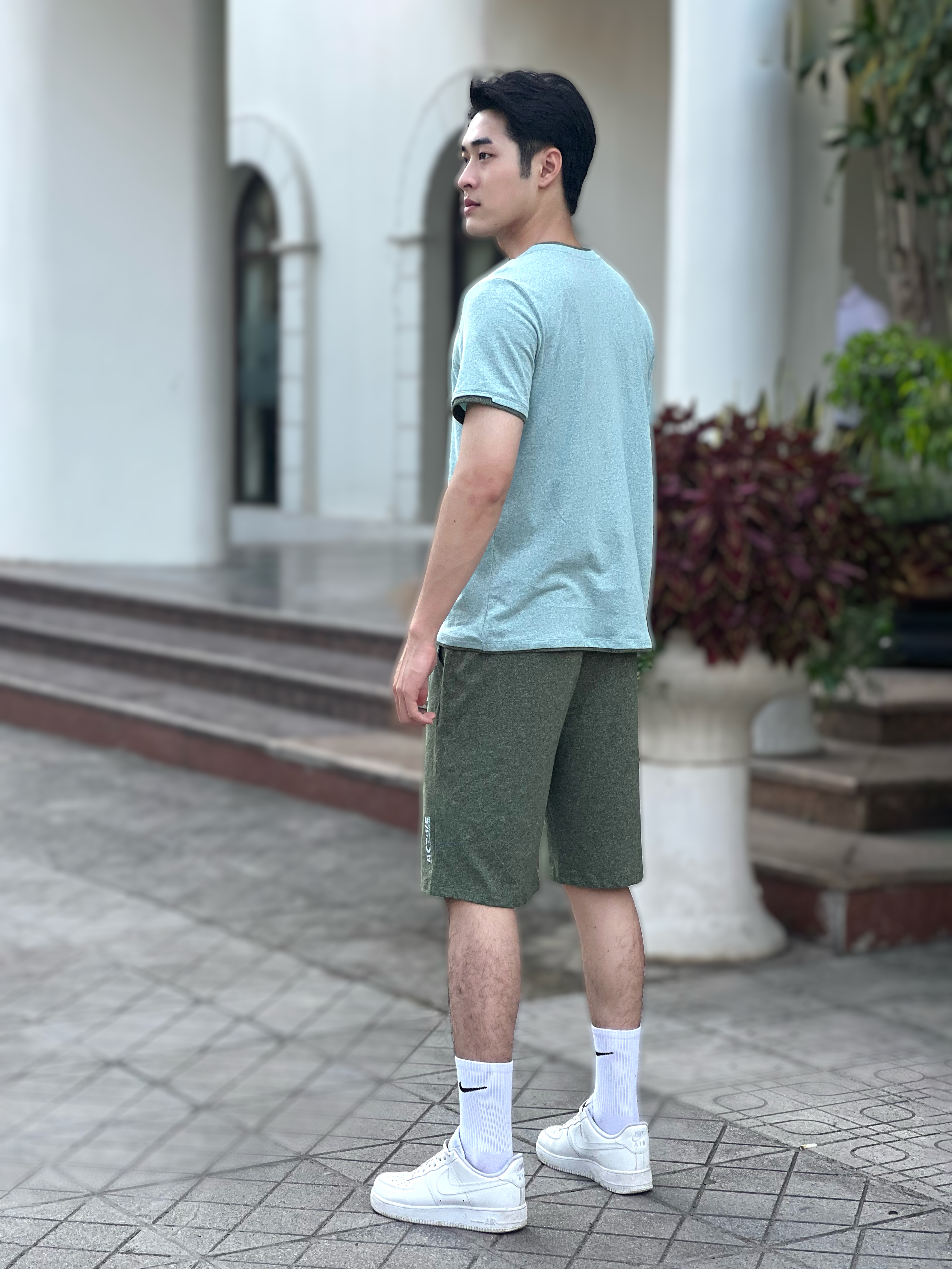 BỘ QUẦN ÁO THỂ THAO NAM  COMBED COTTON POLYESTER MÀU GHI TÍM PHỐI XANH THAN NARSIS - PRO-ACTIVE Đ..._thumbnail_5