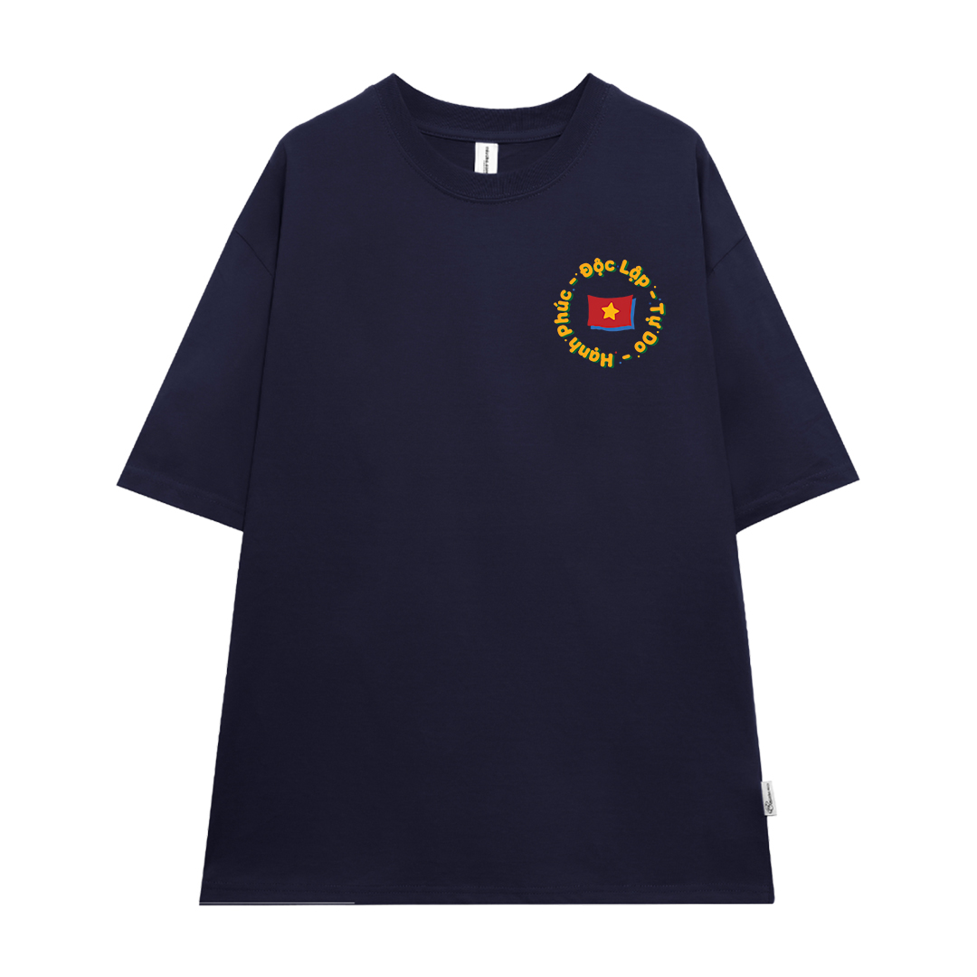 Áo thun local brand Việt Nam tôi yêu 2174 Miucho cổ tròn vải cotton 4c 220gsm thoáng mát in mix_thumbnail_10