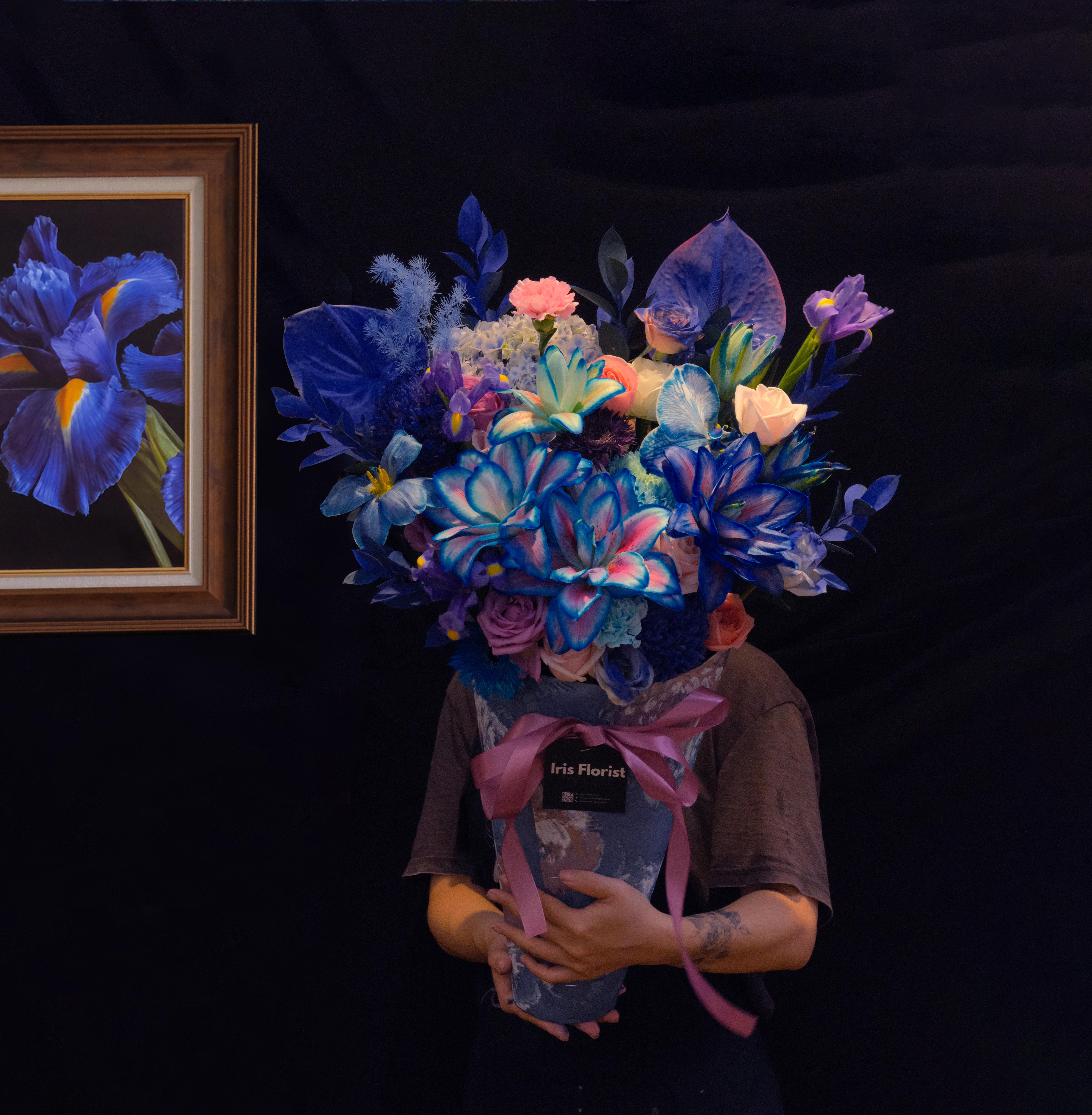 Cosmic Iris & Lily Bloom - Flower Cup