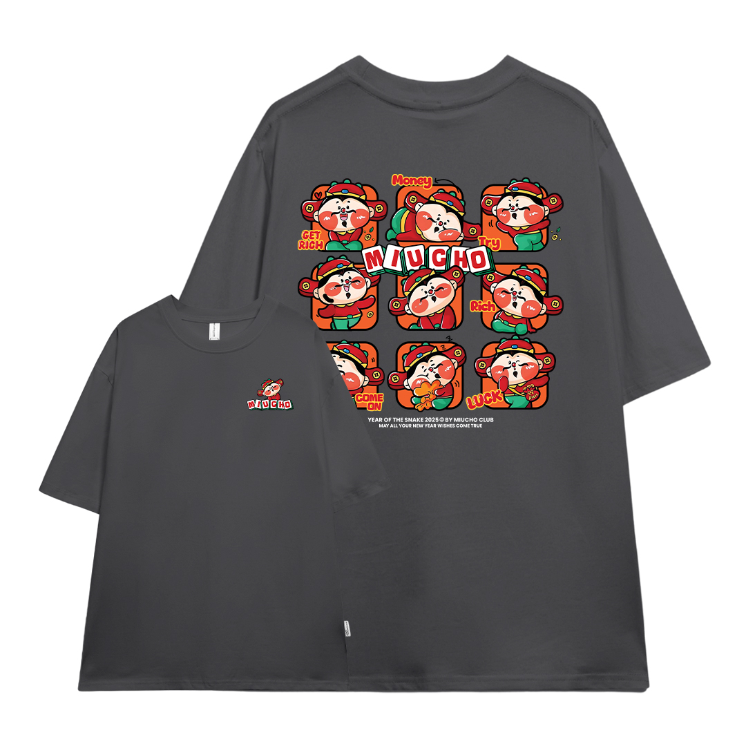 Áo thun tết form rộng cổ tròn chất vải cotton 4c co giãn thoáng mát ATD1743 Miucho in mix_thumbnail_16