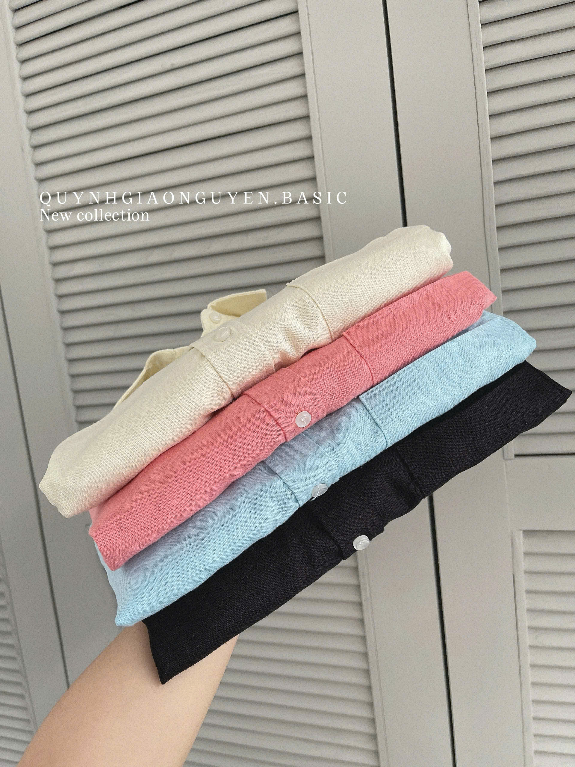 Áo sơmi linen tay ngắn ( XANH )_thumbnail_14