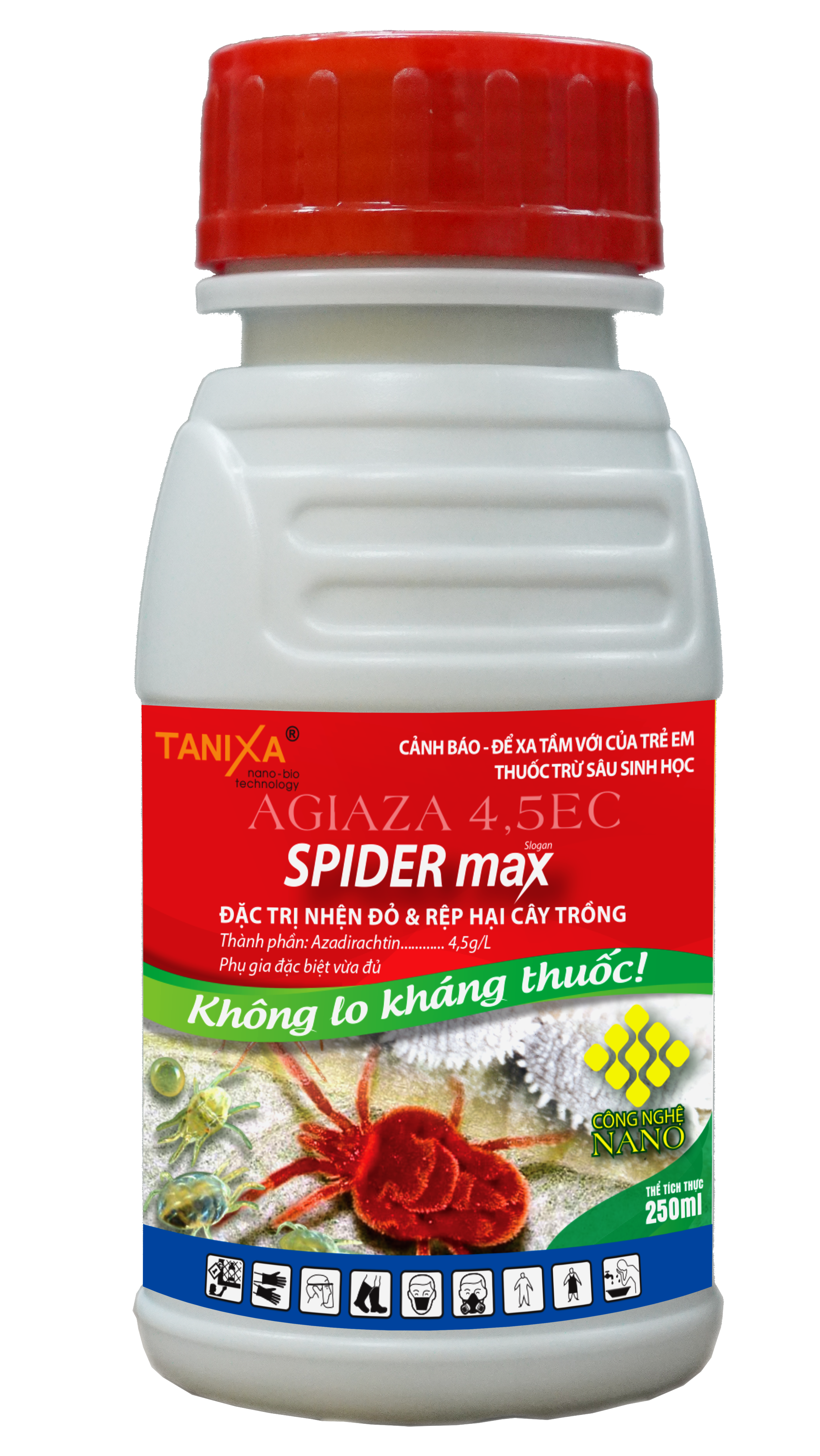 Spider Max chai 250ml (Agiaza 4.5EC)
