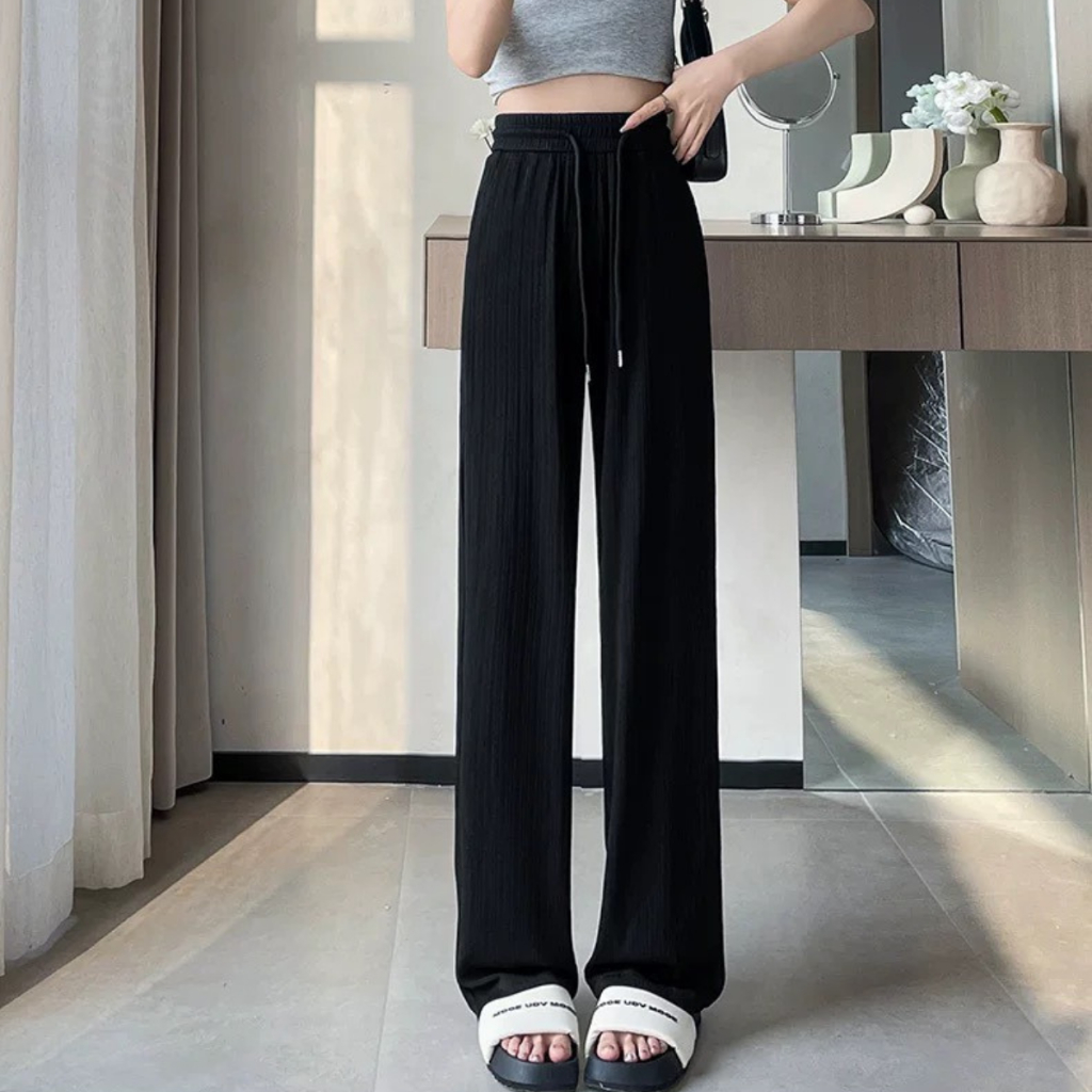 Quần nữ ống rộng LOZΛ chất liệu thun tăm 4 mùa - LQ084213_thumbnail_0