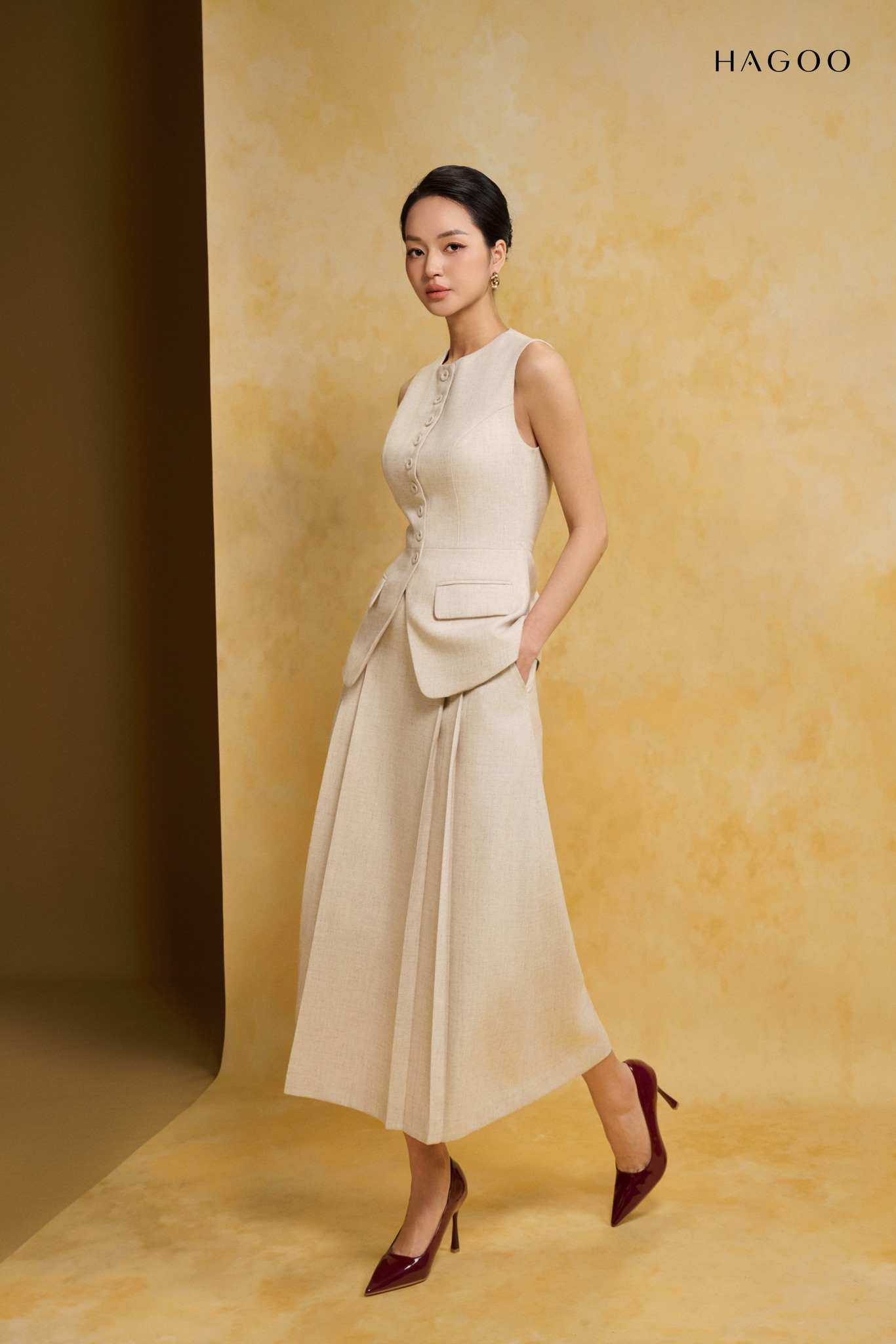 Áo Gile dáng dài HAGOO_thumbnail_5