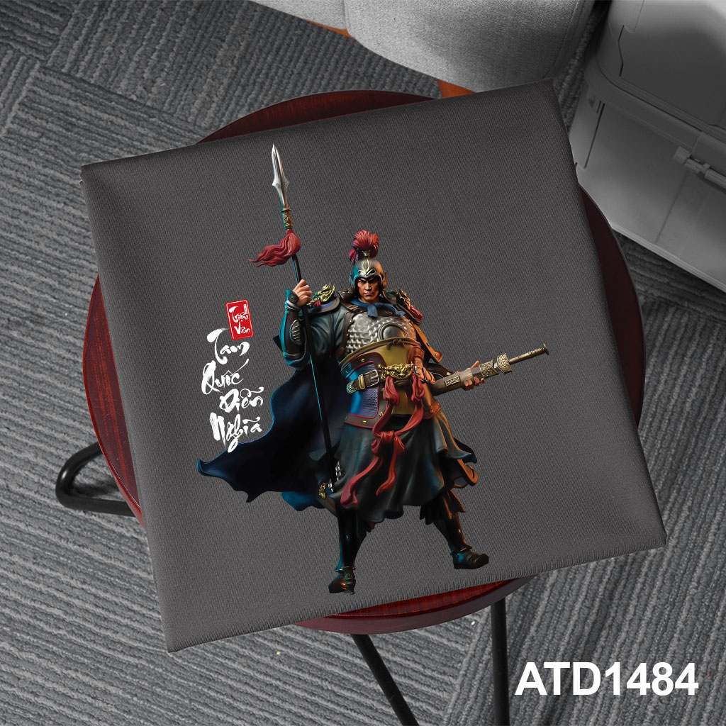 Áo phông nam tam quốc diễn nghĩa nhiều màu nhiều màu ATD1484 Miucho Iconic vải cotton in artwork_thumbnail_7