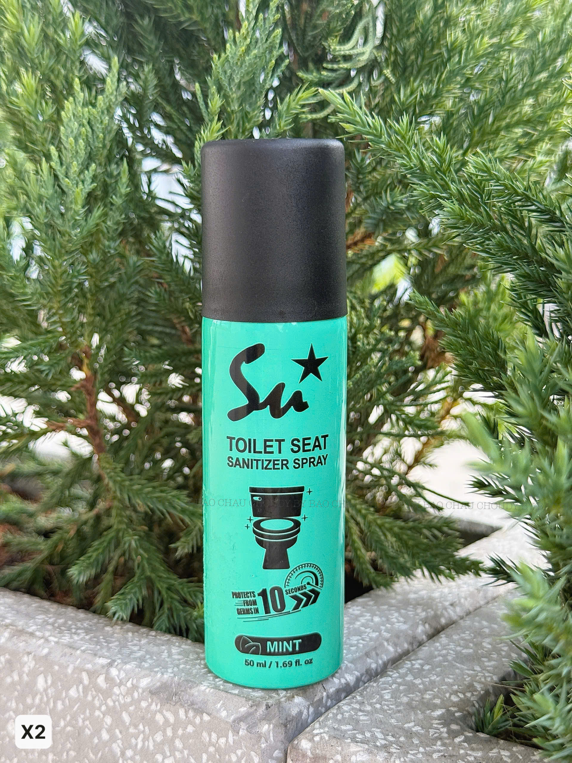 X2 XỊT KHỬ MÙI - KHỬ KHUẨN BỆ TOILET