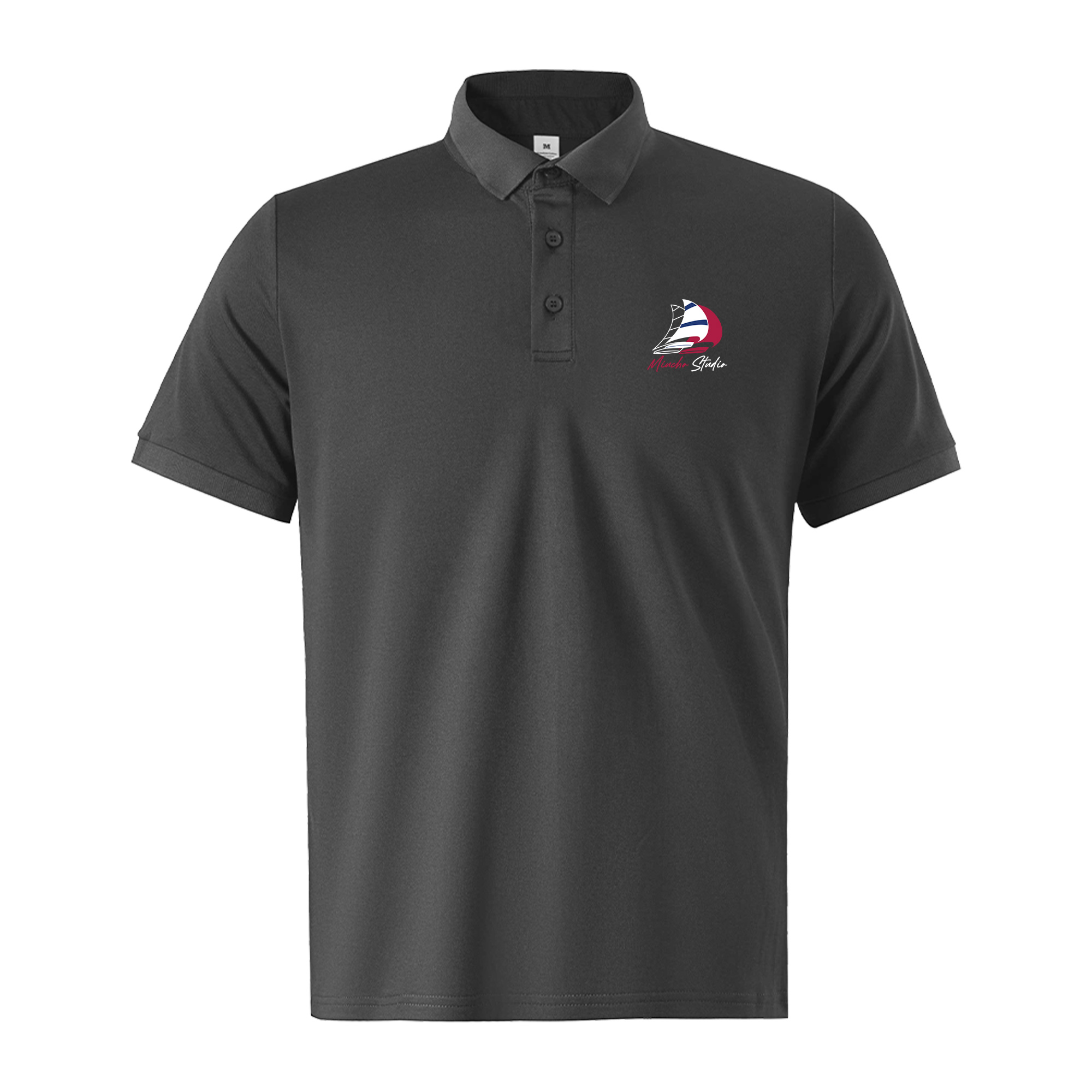 Áo polo nam big size form vừa 2107 Miucho Iconic vải cá sấu polyester thoáng mát in mix_thumbnail_12