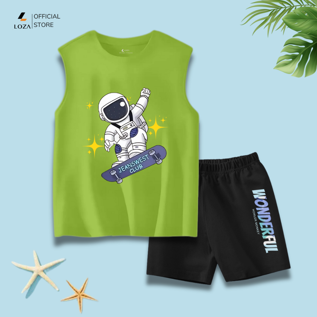 Bộ ba lỗ bé trai in hình nhiều mẫu -  Loza Kids G0279_thumbnail_2