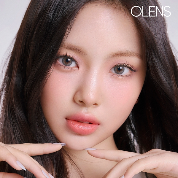 OLENS Official NewJeans Pick French Shine 1Month Gray 2P Contact Lens_thumbnail_1