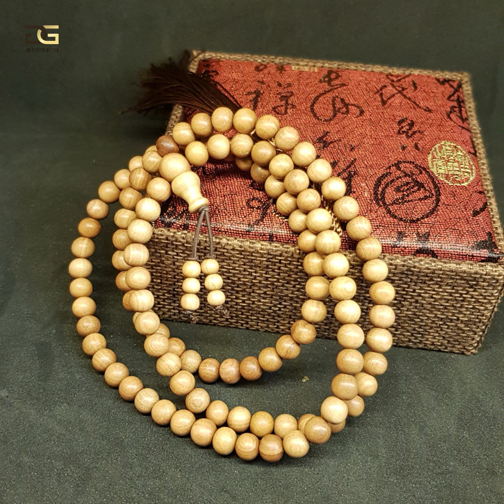 06mm (108 Hạt) Vòng Tay Đàn Hương Rừng Ấn Độ