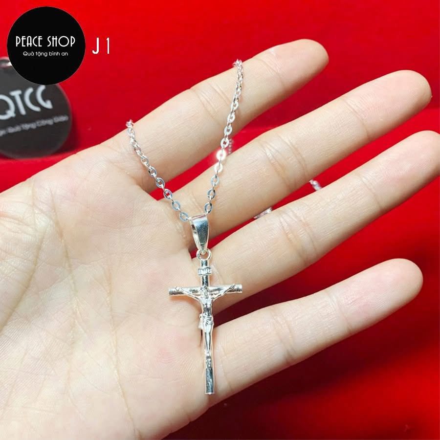 Dây chuyền + thánh giá bạc J1_thumbnail_0
