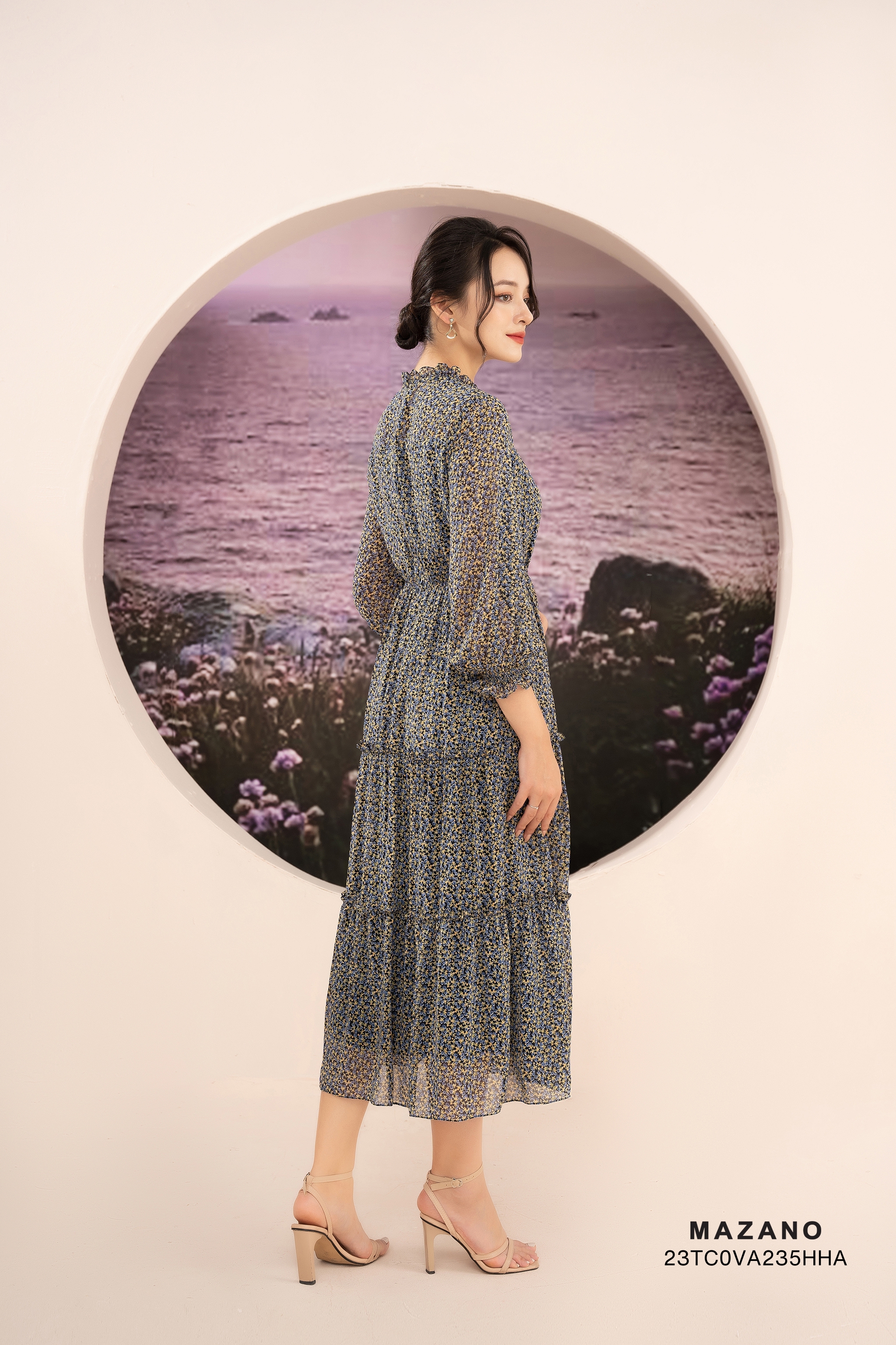 Đầm bùng eo chân xòe tầng_thumbnail_3