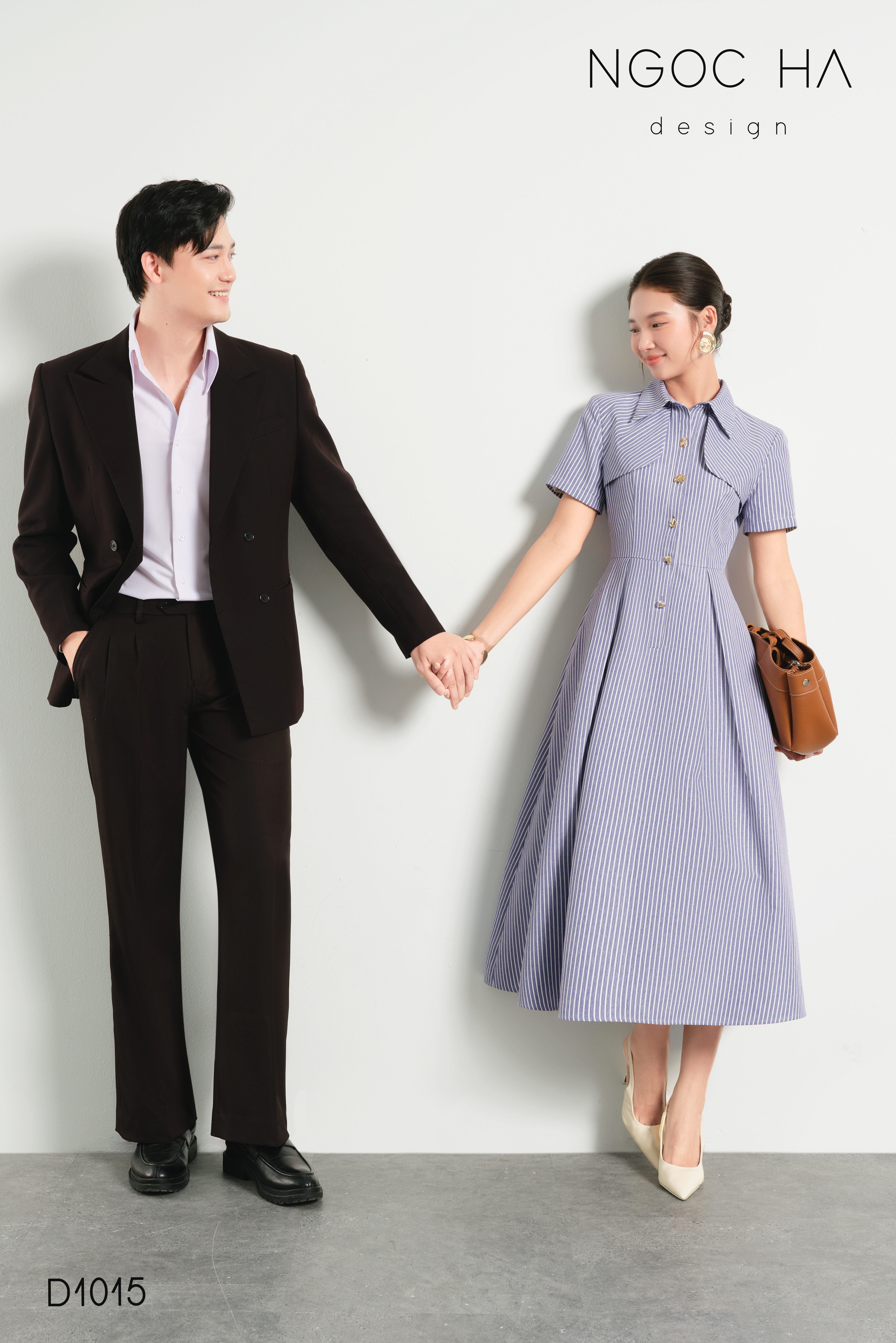 July Dress_ Đầm Sơ Mi Kẻ Sọc Xanh D1015_thumbnail_4