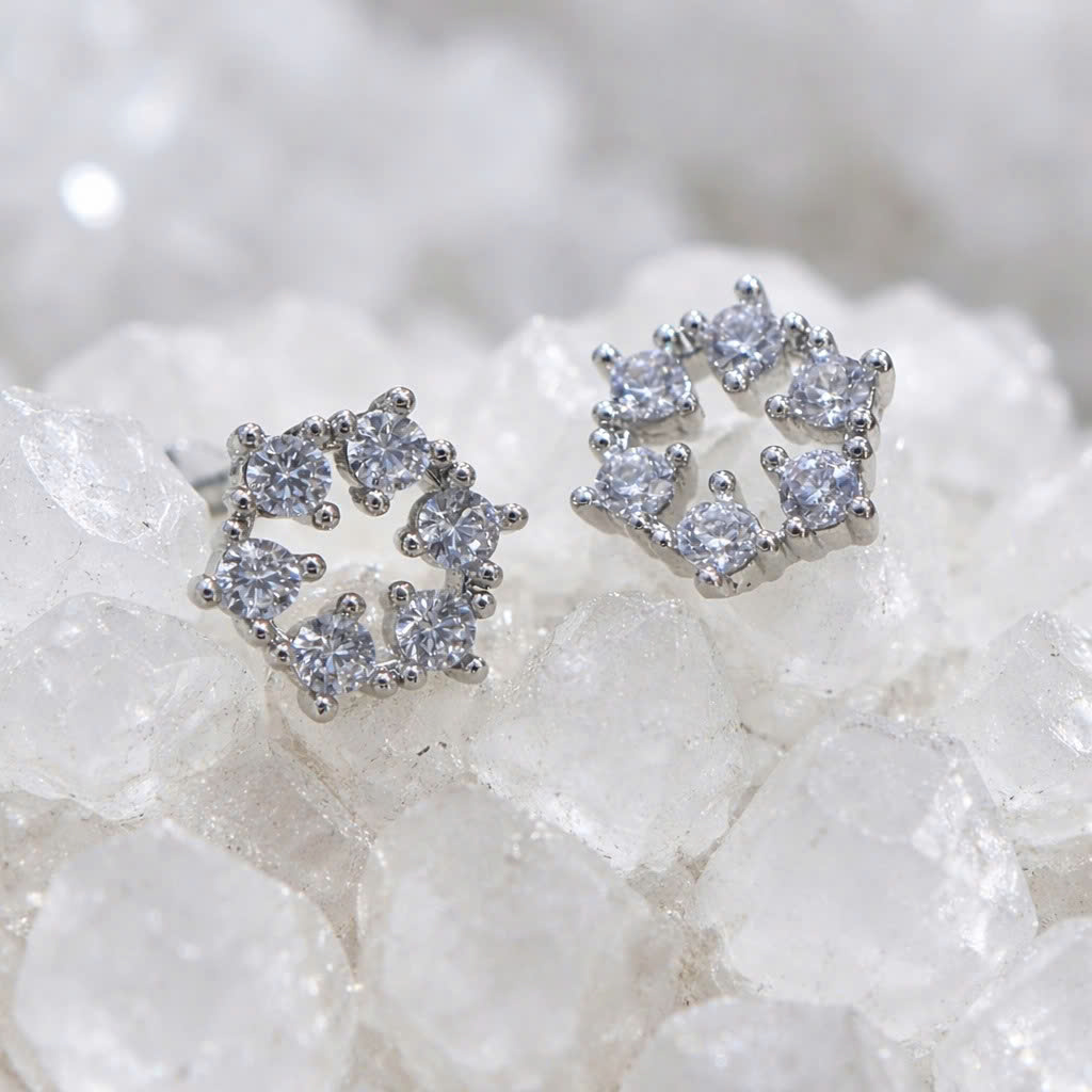 Khuyên kiểu hoa tuyết 5 đá trắng dẹt_thumbnail_2