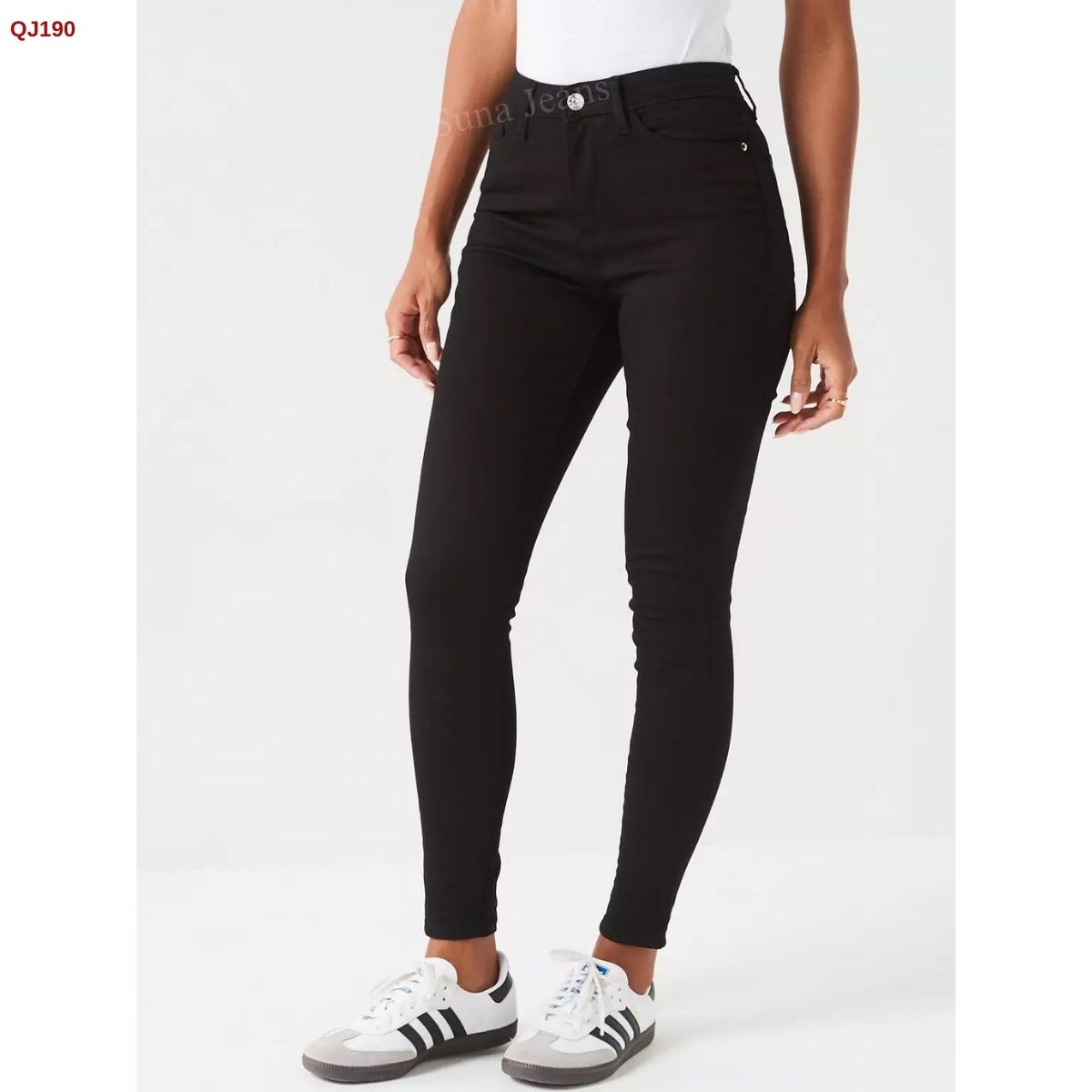 QJ190 - Jeans Skinny Đen E.X