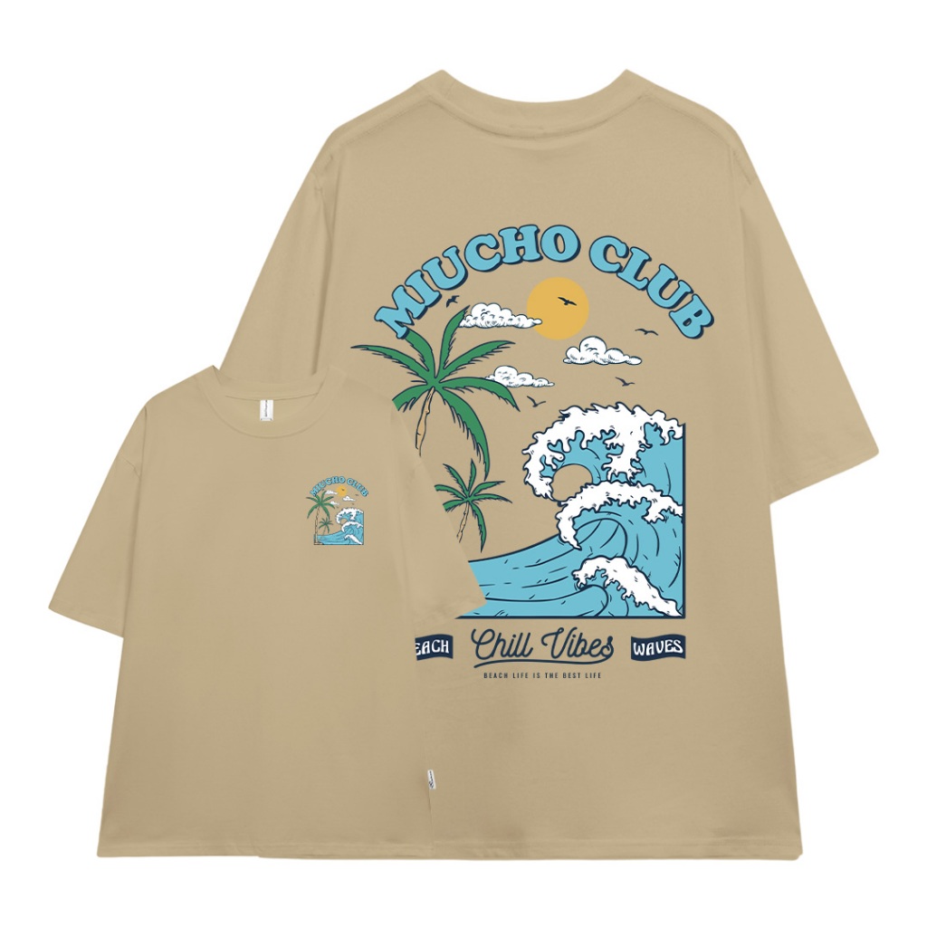 Áo phông nam mùa hè đi biển form rộng nhiều màu ATD1034 Miucho Man tay ngắn cổ tròn in mix_thumbnail_18