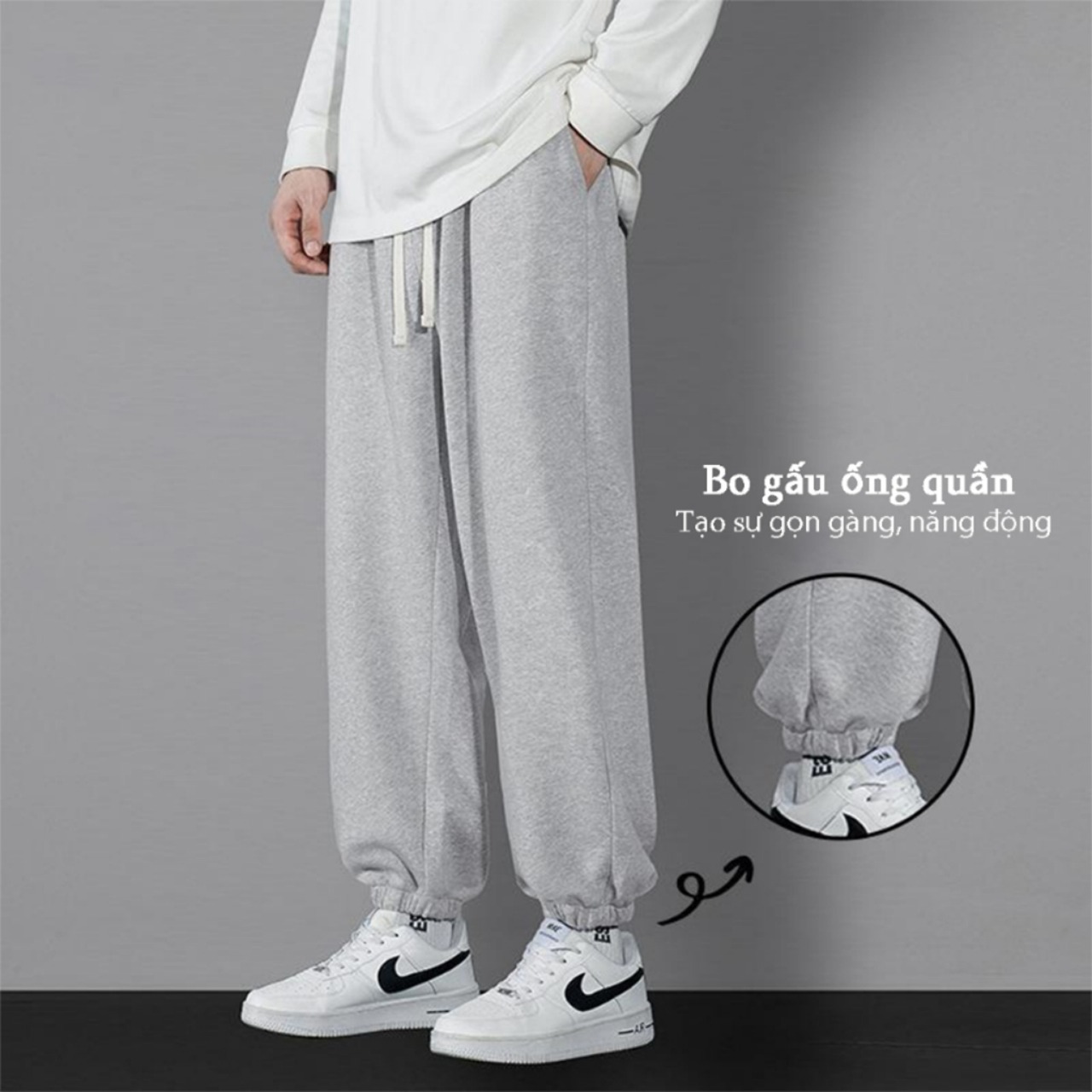 Quần Nỉ Tăm Jogger Unisex _thumbnail_7