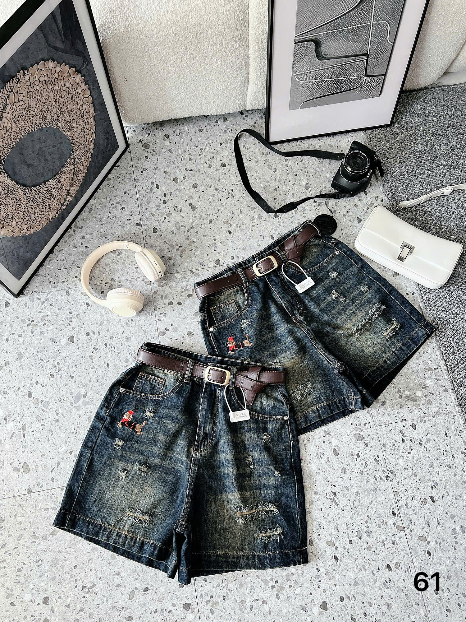 BIGSIZE NỮ - Quần short lửng rách thêu T- QSJ61_thumbnail_3