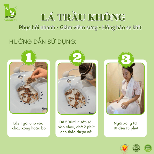LÁ TRẦU KHÔNG Xông phụ khoa sau sinh 120g_thumbnail_2
