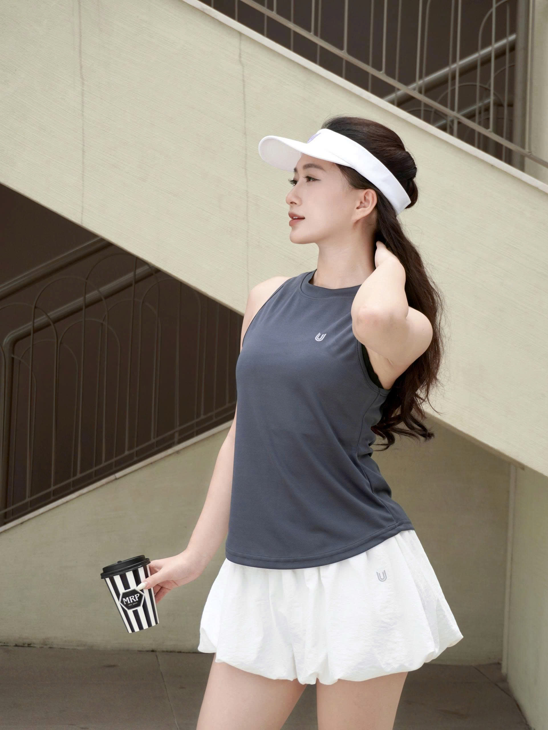 Áo thể thao Basic Tank Top ba lỗ nữ khoác ngoài_thumbnail_8