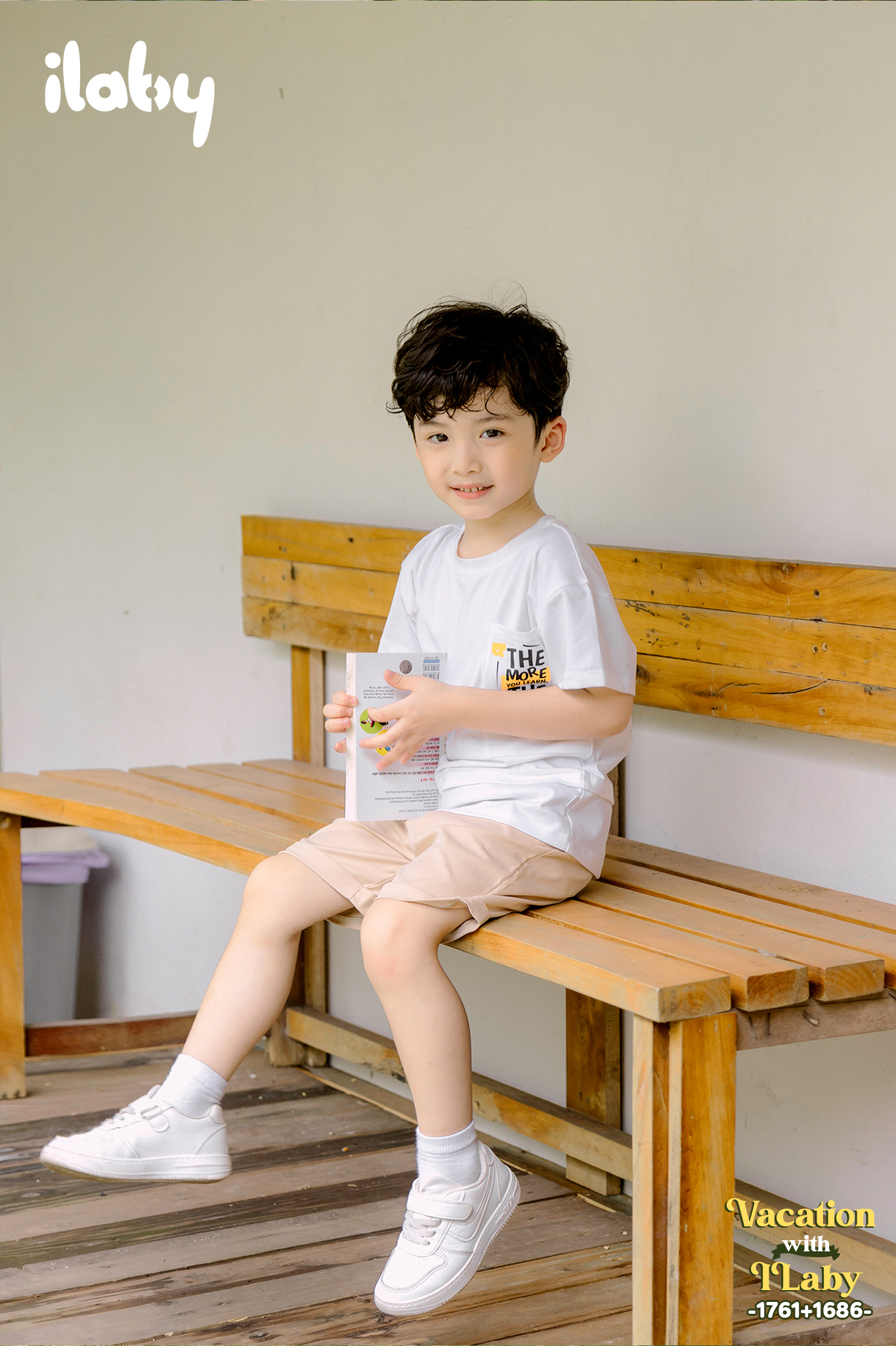 Áo thun bé trai túi ngực lớn phối gấu_thumbnail_2