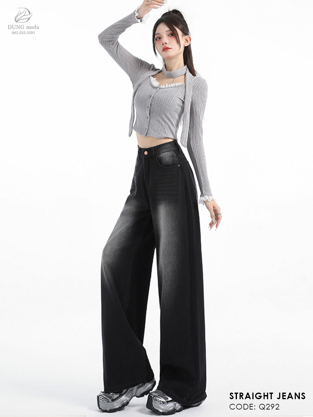 Quần Jean Suông DungModa Q292_thumbnail_1