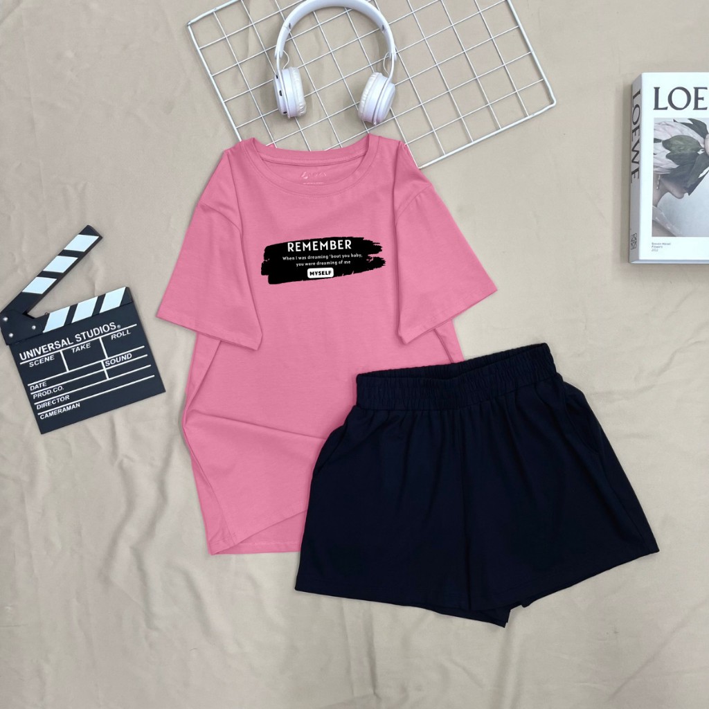 Đồ bộ nữ LOZA 'Remember' form rộng - Set đồ nữ mùa hè chất liệu thun cotton 4 chiều - BP15_thumbnail_0