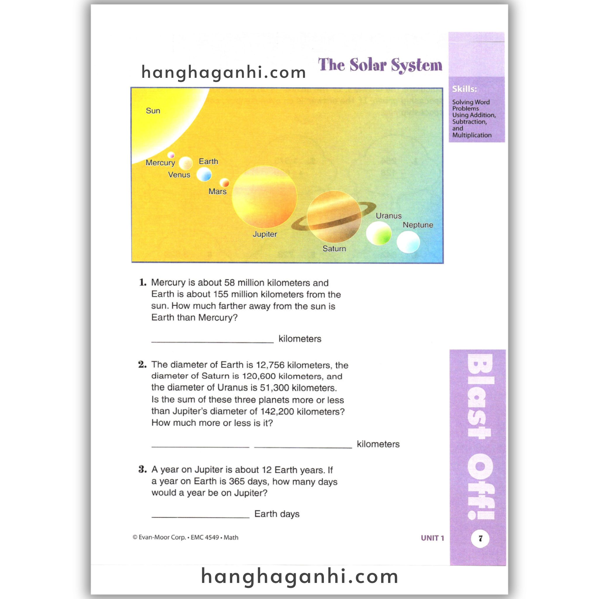 Skill Sharpeners Math Grade 5, Sách Toán Mỹ Evan Moor cho học sinh lớp 5_thumbnail_5