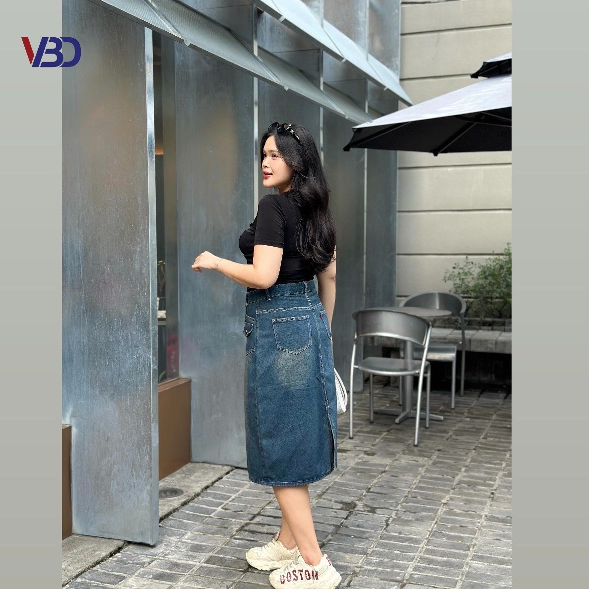 Chân váy dáng dài viền túi bigsize JV401 dành cho nàng béo mập từ 55-90kg_thumbnail_8