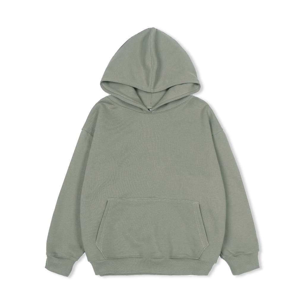 Áo hoodie trơn nữ form rộng HDT01 Miucho chân cua dày dặn in basic_thumbnail_13