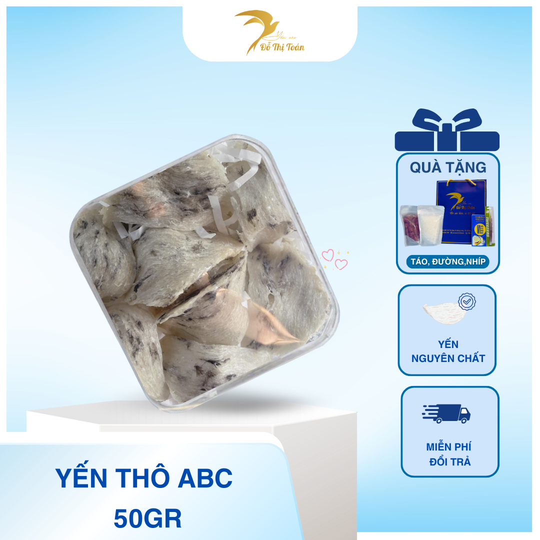 YẾN THÔ BỂ HƠI LÔNG- HỘP 50G