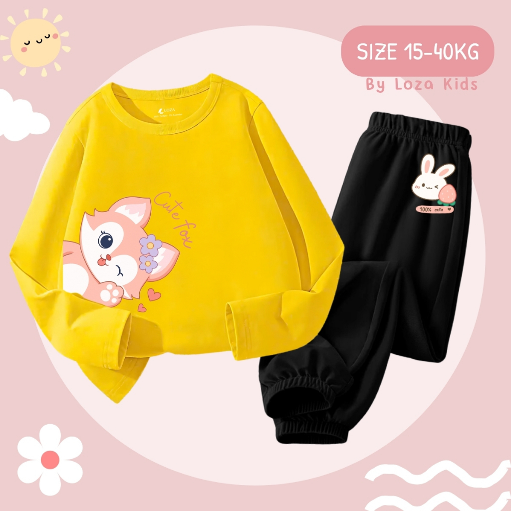 Bộ Thu - Đông bé gái LINABELL CUTE - Loza Kids BW439_thumbnail_2