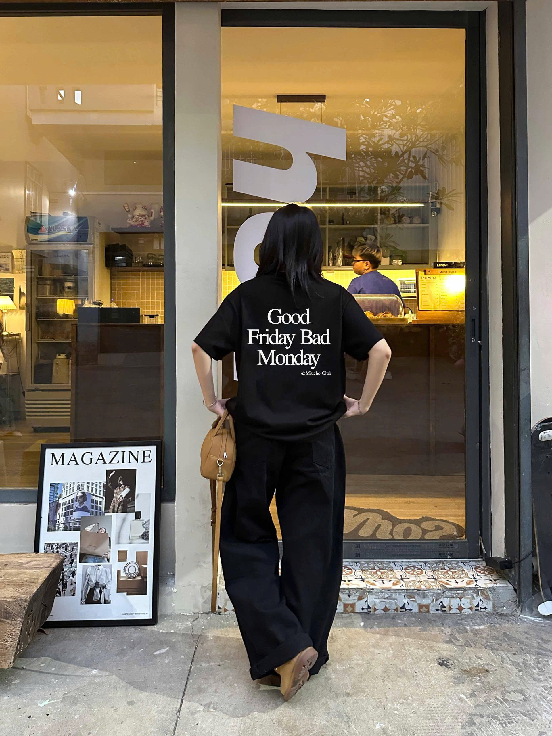 Áo thun unisex basic form boxy AXD2347 Miucho vải cotton mềm mại co giãn thoáng mát_thumbnail_2