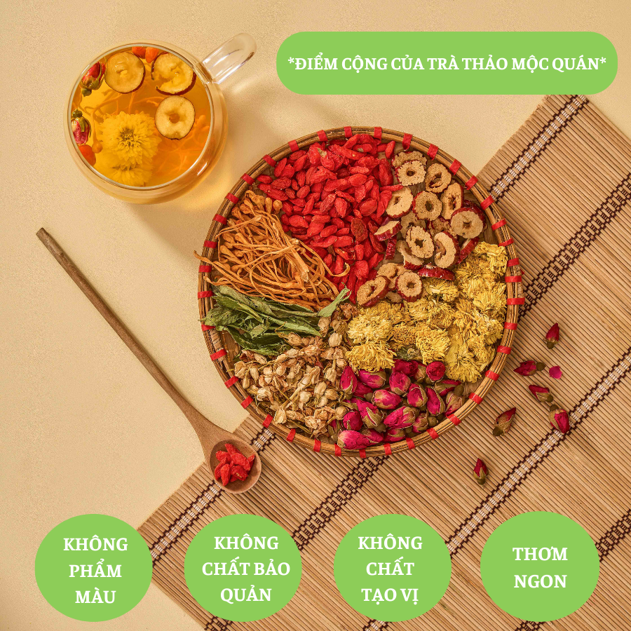 Trà đông trùng 7 vị 30 Gói+ tặng 5 gói + tặng bình thủy tinh + túi đựng_thumbnail_4