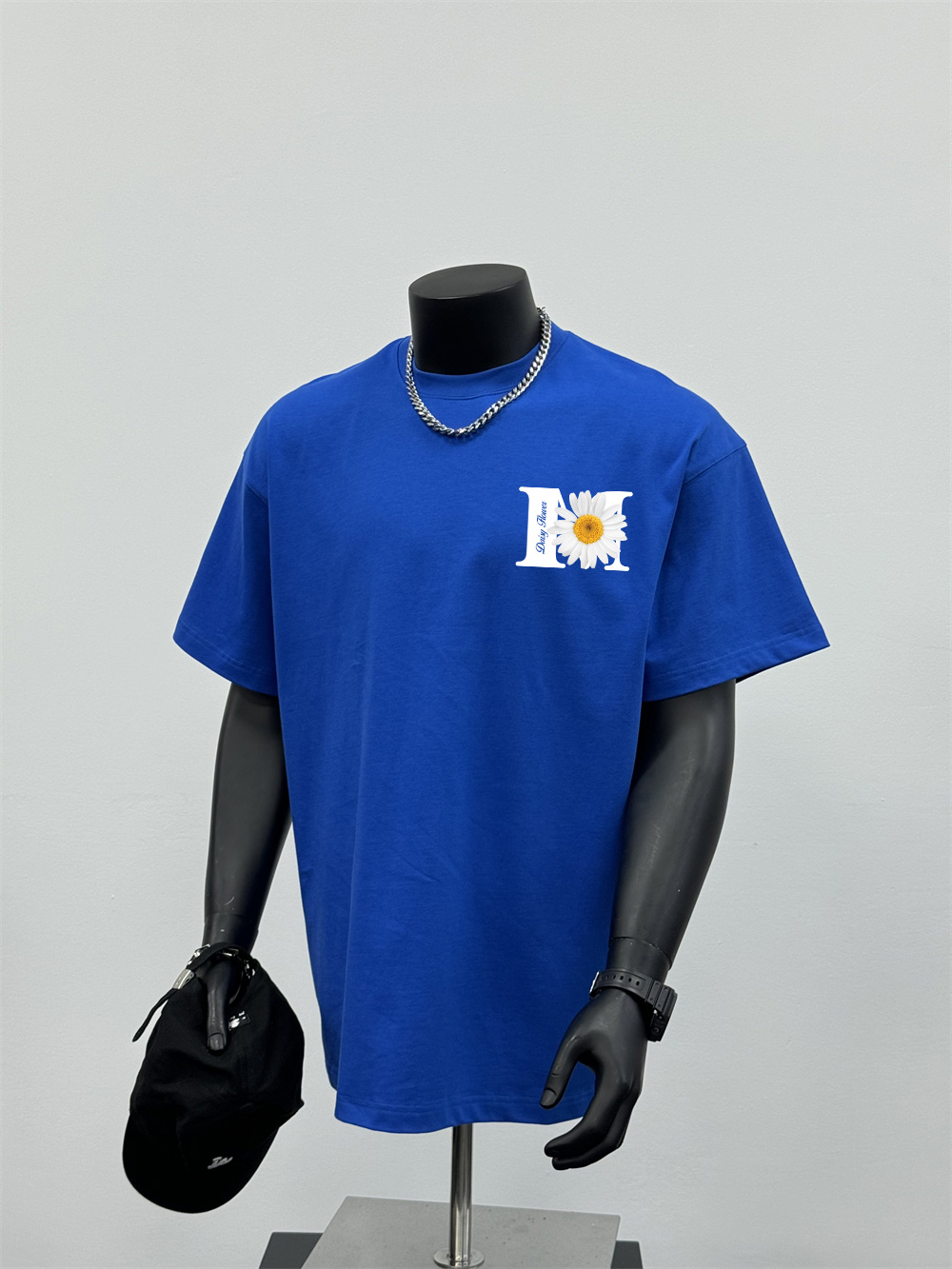 Áo thun nam in hoa cúc form rộng nhiều màu ATD1467 Miucho Man vải cotton thoáng mát cổ tròn in mix_thumbnail_2