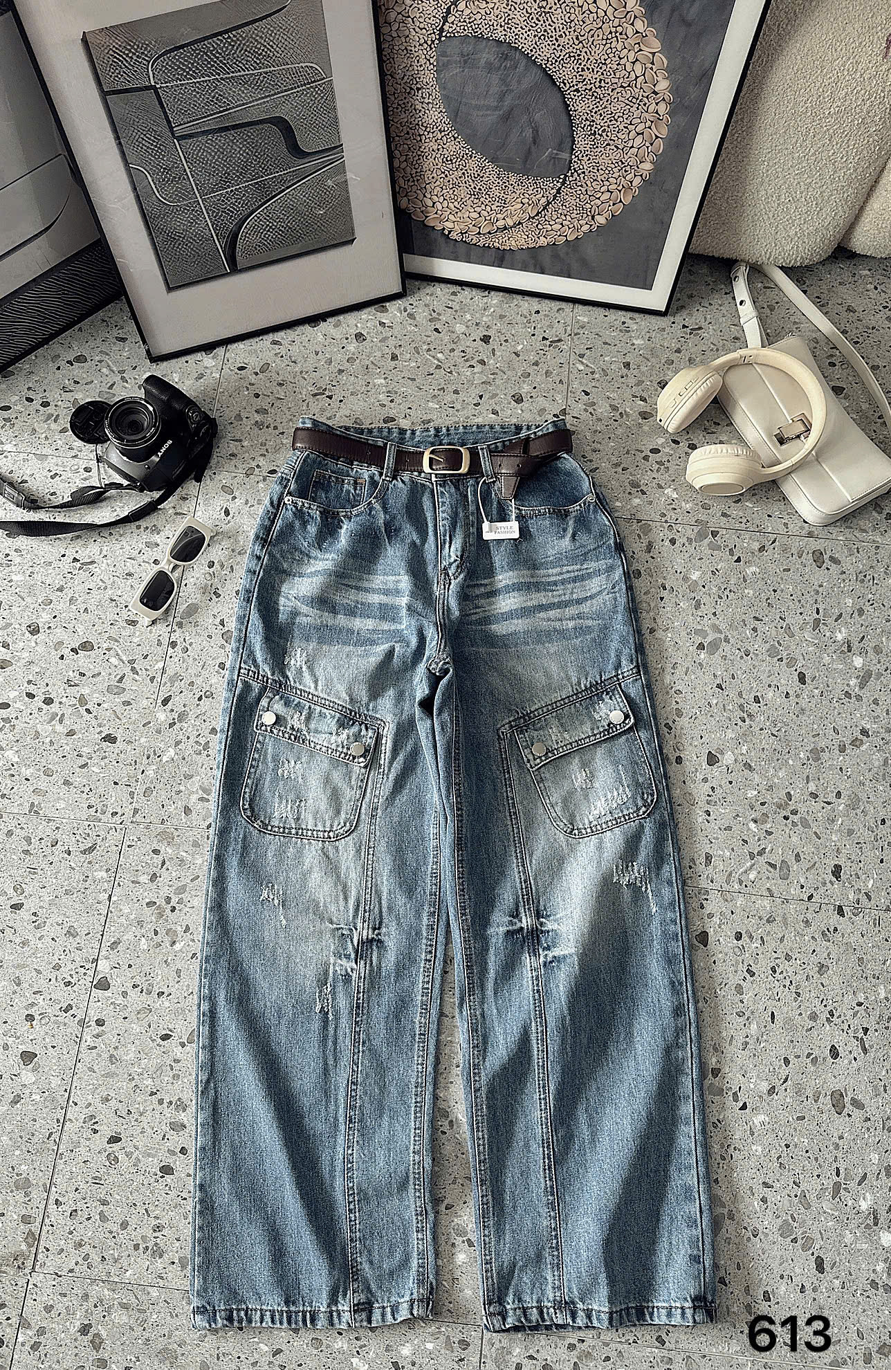 BIGSIZE NỮ-Quần suông túi hộp T-QJ613_thumbnail_4