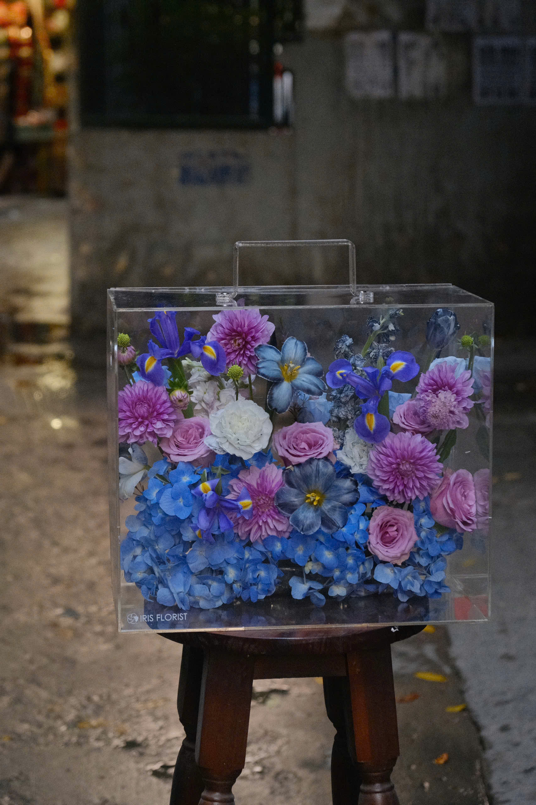 Hộp hoa kính Mica - Tone Dark Blue Violet (Xanh tím)_thumbnail_3