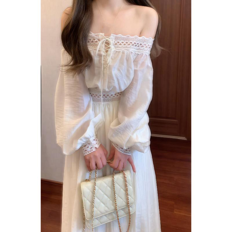Đầm trễ vai boho màu kem_thumbnail_3